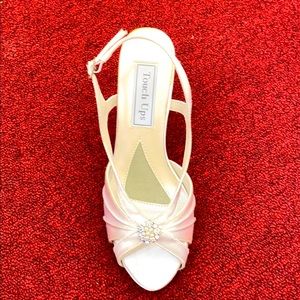 Bridal sateen shoes